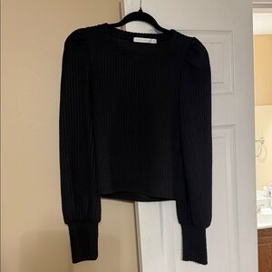 Altar'd State Black Ribbed Sweater